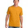 Port & Company 5.4-oz 100% Cotton Pocket T-Shirt