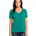 District Made - Ladies Modal Blend Relaxed V-Neck Tee