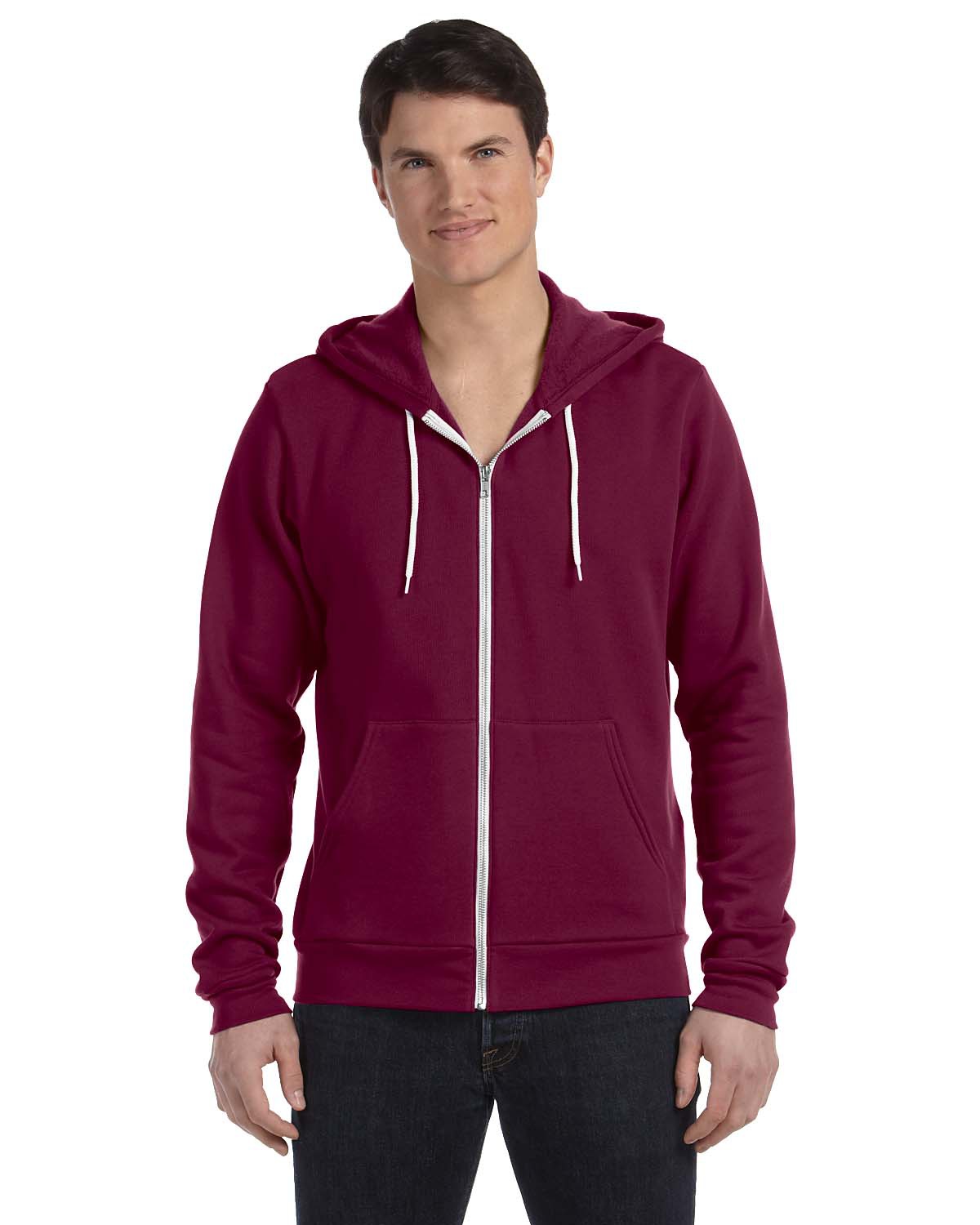 Canvas Poly-Cotton Zip Hoodie | Choke Print Shop