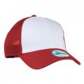 New Era Snapback Contrast Front Mesh Cap