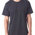 Bayside USA Adult 4.2 oz Heather Ring-Spun Jersey Tee