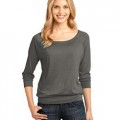 District Made - Ladies Modal Blend 3/4-Sleeve Raglan