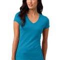 District - Juniors Vintage Wash V-Neck Tee