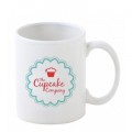 White 11 oz. Cafe Mug