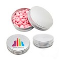 Round Storage Tin w/ Aluminum Screw Top