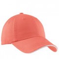 Port Authority Ladies Sandwich Bill Cap with Striped Closure
