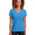 District Made Ladies Perfect Blend V-Neck Tee