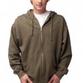 Independent Trading Co. Midweight Zip Hooded Sweatshirt